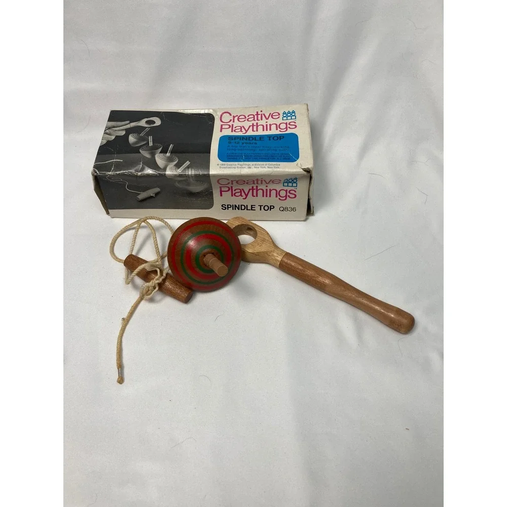 Vintage Creative Playthings Spindle Top Toy in‎ Original Box – 1969 Japan